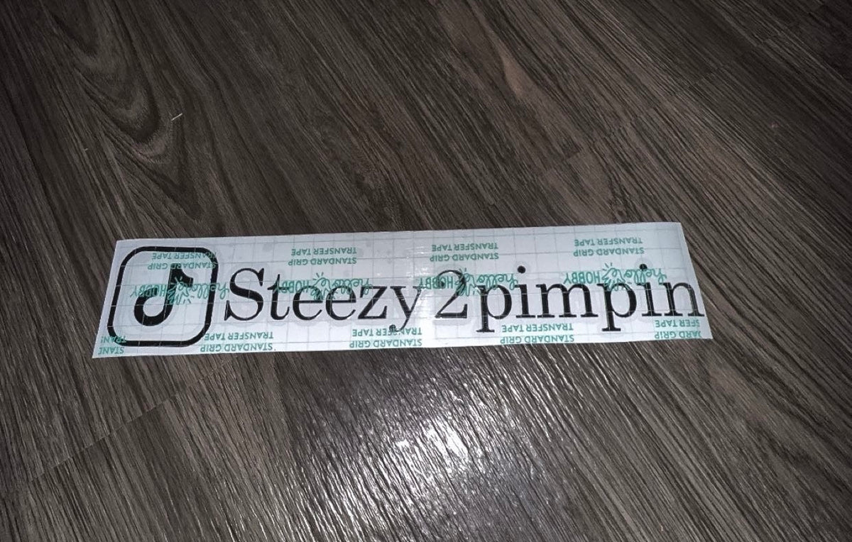 Custom Social Media Decal